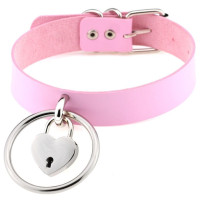 Чокер-ошейник SKN-AS02 PINK