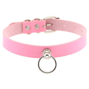 Чокер-нашийник SKN-AS05 PINK