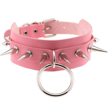 Чокер-нашийник SKN-AS06 PINK
