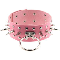 Чокер-нашийник SKN-AS09 PINK