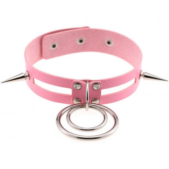 Чокер-нашийник SKN-AS15 PINK