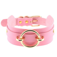 Чокер-нашийник SKN-AS18 PINK Gold