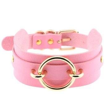 Чокер-нашийник SKN-AS18 PINK Gold