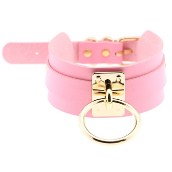 Чокер-нашийник SKN-AS19 PINK Gold