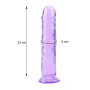 Фаллоимитатор на присоске Love stay with me - SEXTOY PENIS, RD-50L PURPLE