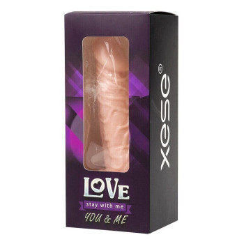 Фалоімітатор на присосці Love stay with me - SEXTOY PENIS, RD-50S CRISTAL
