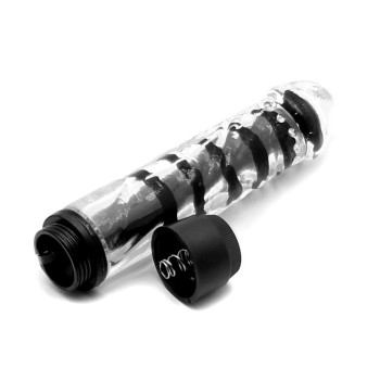 Вагінальний вібратор XESE Cristal Black (довжина 17,5 см, діаметр 3,5 см), GSV-04 Black