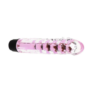 Вагинальный вибратор XESE Cristal Pink ( длина 17,5 см, диаметр 3,5 см ), GSV-04 Pink