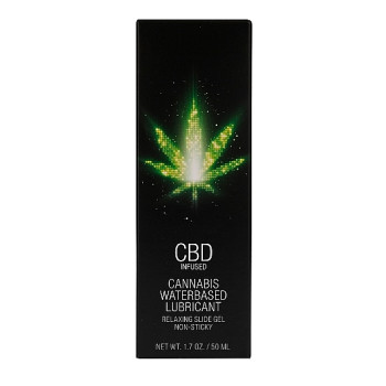Универсальный лубрикант Shots - CBD Cannabis Waterbased Lubricant, 50 ml