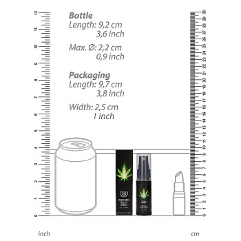 Спрей пролонгуючий Shots-CBD Cannabis Delay Spray, 15 ml