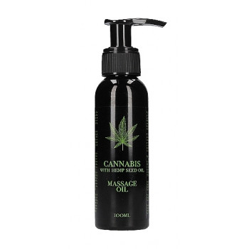 Масажна Олія Cannabis With Hemp Seed Oil-Massage Oil, 100 мл