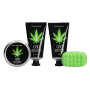 Набір після ванни і душу CBD Gift set-GREEN TEA & HEMP OIL ( 4 предмета )