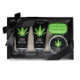 Набір після ванни і душу CBD Gift set-GREEN TEA & HEMP OIL ( 4 предмета )