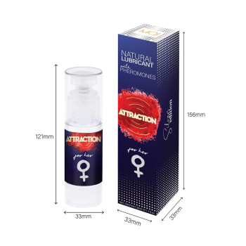 Гель лубрикант з феромонами для жінок Mai - Attraction Natural Lubricant with pheromones for Her, 50 ml