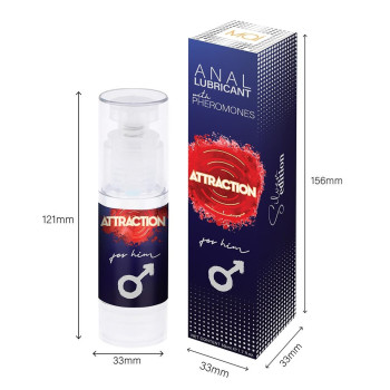 Анальный лубрикант с феромонами для мужчин Mai - Attraction Anal Lubricant with pheromones for Him, 50 ml