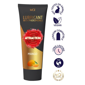 Вагинальный лубрикант с феромонами и ароматом манго Mai - Attraction Lubricant with Pheromones Mango, 100 ml