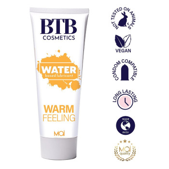 Вагинальный лубрикант на водной основе с согревающим эффектом Mai - BTB Water Based Warm Feeling Lubricant, 100 ml