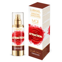 Стимулирующий гель (жидкий вибратор) с ароматом шоколада Mai - Attraction Lubigel Privat Gel Liquid Vibrator Efect Chocolate, 30 ml