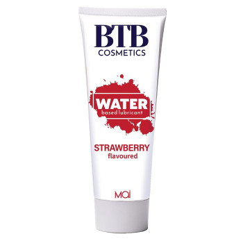 Гель-лубрикант на водній основі з ароматом полуниці Mai - BTB Water Based Lubricant STRAWBERRY flavored, 100 ml