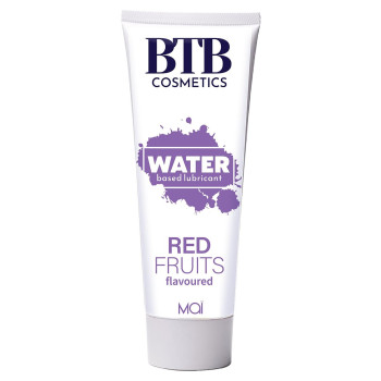 Гель-лубрикант на водній основі з ароматом лісових ягід Mai - BTB Water Based Lubricant RED FRUITS flavored, 100 ml