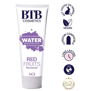 Гель-лубрикант на водній основі з ароматом лісових ягід Mai - BTB Water Based Lubricant RED FRUITS flavored, 100 ml