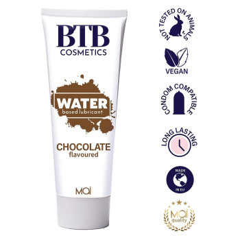 Гель-лубрикант на водной основе с ароматом шоколада Mai - BTB Water Based Lubricant CHOCOLATE  flavored, 100 ml