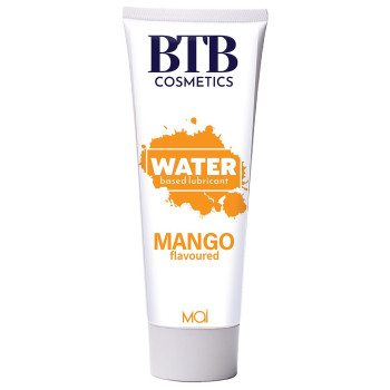 Гель-лубрикант на водній основі з ароматом манго Mai - BTB Water Based Lubricant MANGO flavored, 100 ml