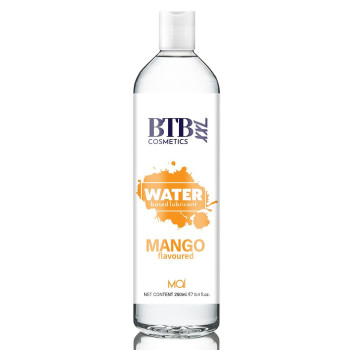 Гель-лубрикант на водній основі з ароматом манго Mai - BTB Water Based Lubricant MANGO flavored XXL, 250 ml