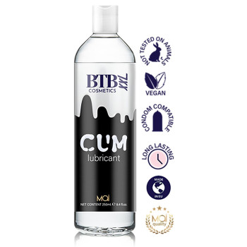 Веганський гель-лубрикант на водній основі Mai - BTB CUM lubricant XXL, 250 ml