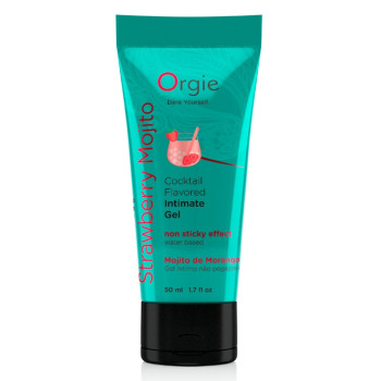 Оральний лубрикант Orgie Cocktail Flavored Intimate Gel - Strawberry Mojito, 50 ml
