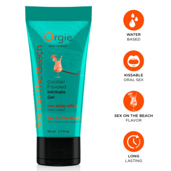 Оральный лубрикант Orgie Cocktail Flavored Intimate Gel - Sex On The Beach, 50 ml