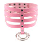 Чокер-нашийник SKN-AS21 PINK