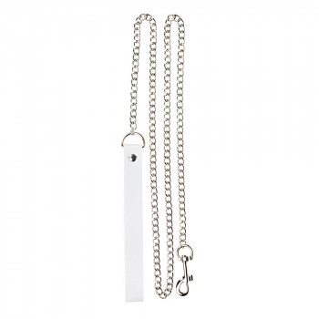 Поводок PU Leather Leash Black, SKN-AS24 White