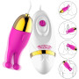 Вібро яйце XESE VE10-CR Pink (12 режимів вібрації, зарядка від USB)