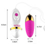 Вібро яйце XESE VE10-AR Pink (12 режимів вібрації, зарядка від USB)
