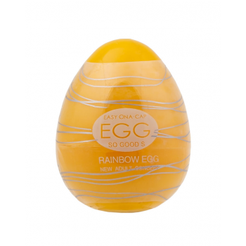 Мастурбатор яйце SKN Rainbow Yellow, SKN-REG01