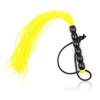 Флогер SILICONE FLOGGER SPP-026 YELLOW (довжина 22 см )