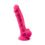 Фаллоимитатор SilexD Tomas Pink (MODEL 1 size 9in), двухслойный, силикон+Silexpan, диаметр 4,9см