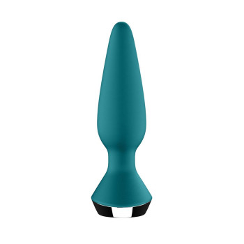 Анальная смарт-вибропробка Satisfyer Plug-ilicious 1 Petrol