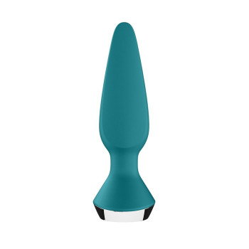 Анальная смарт-вибропробка Satisfyer Plug-ilicious 1 Petrol