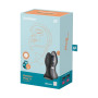 Анальная смарт вибропробка с жемчужным массажем Satisfyer Rotator Plug 2+ Black