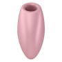 Вакуумный стимулятор-сердечко с вибрацией Satisfyer Cutie Heart Light Red