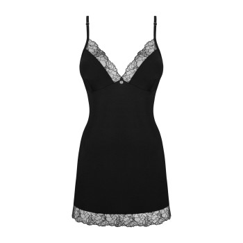 Сорочка и трусики Obsessive Bella Rou chemise & thong XS/S