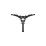 Прозрачные стринги с кружевом Obsessive Celia Noir thong XS/S