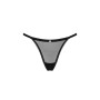 Прозрачные стринги с кружевом Obsessive Celia Noir thong M/L