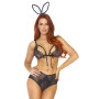 Костюм кролика Leg Avenue Bedroom Bunny, one size, трусики з хвостиком, бюст та вушка