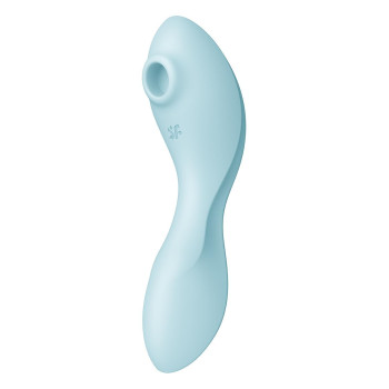 Вакуумний смарт-стимулятор із вібрацією Satisfyer Curvy Trinity 5 (Blue)  (порвана упаковка!!!)