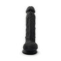 Фалоімітатор SilexD Johnny Black (MODEL 1 size 7in), двошаровий, силікон + Silexpan, діаметр 3,8см