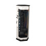 Фалоімітатор SilexD Johnny Black (MODEL 1 size 7in), двошаровий, силікон + Silexpan, діаметр 3,8см