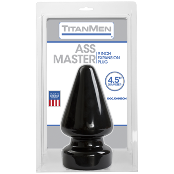 Пробка для фистинга Doc Johnson Titanmen Tools - Butt Plug - 4.5 Inch Ass Master, диаметр 11,7см